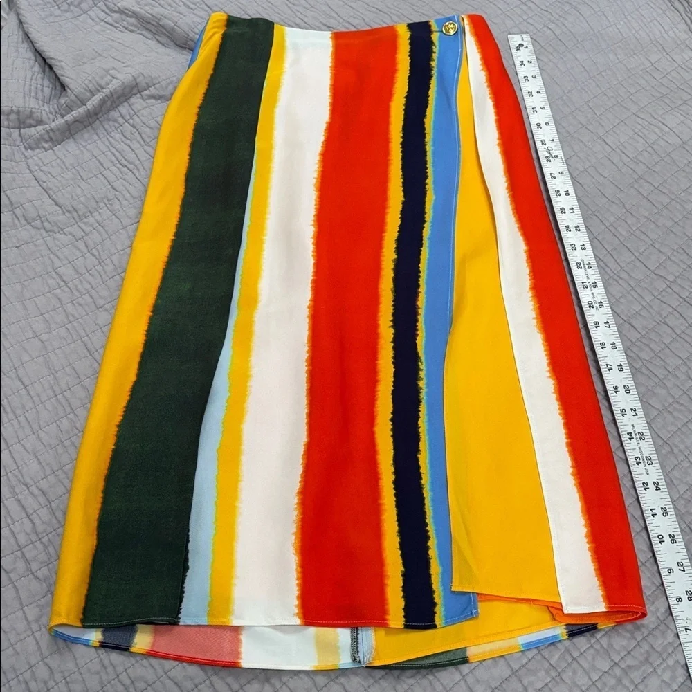 Tory Burch Fiona Balloon Stripe Skirt